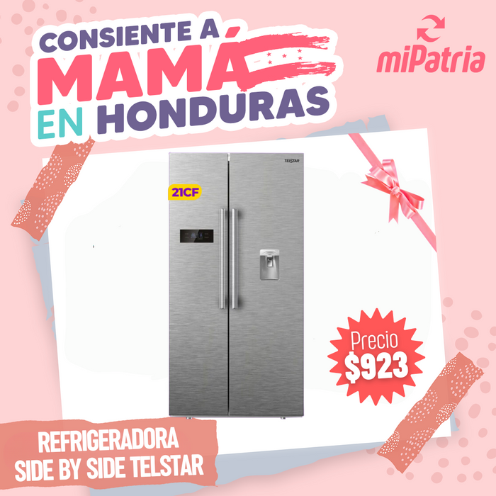 REFRIGERADORA TELSTAR SIDE BY SIDE 21CF