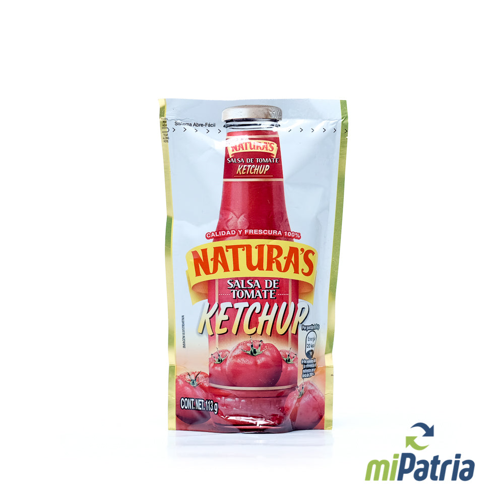 Salsa de tomate ketchup Natura´s 113g – Mi Patria